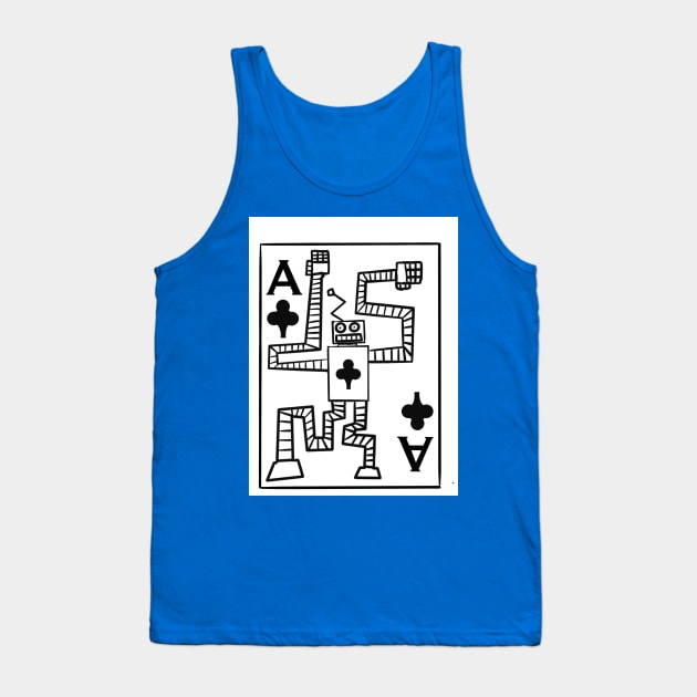 Robot Ace Tank Top by Soundtrack Alley